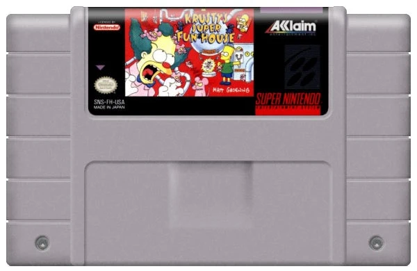 Krusty's Super Fun House - Nintendo SNES