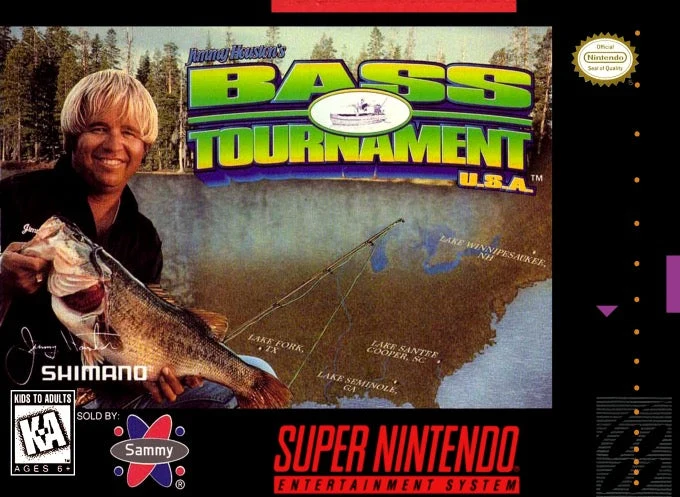Jimmy Houston's Bass Tournament U.S.A. - Nintendo SNES