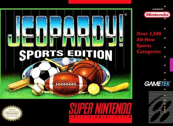 Jeopardy Sports Edition - Nintendo SNES