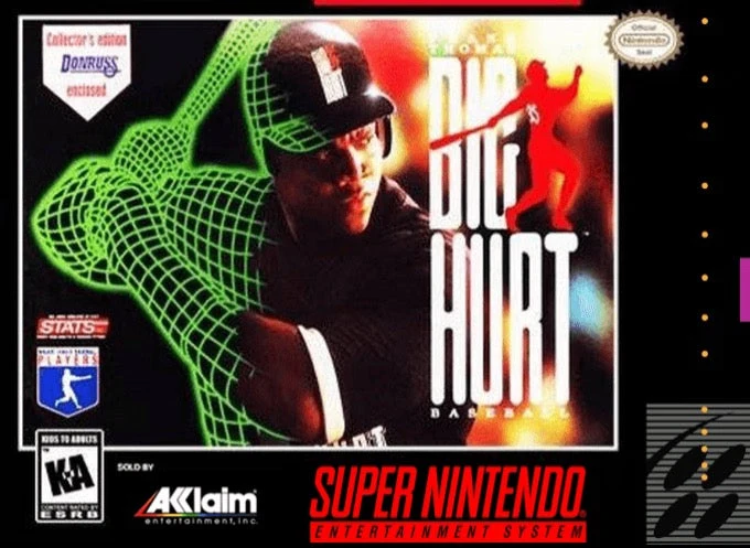 Frank Thomas Big Hurt Baseball - Nintendo SNES