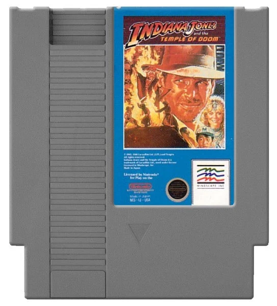 Indiana Jones and the Temple of Doom - Nintendo NES