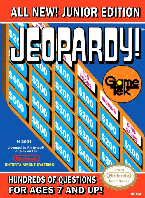 Jeopardy Junior Edition - Nintendo NES