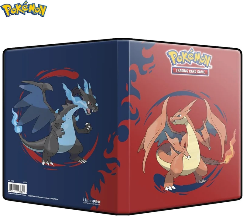 Pokémon Album 4 Tasche Mega Charizard X e Y