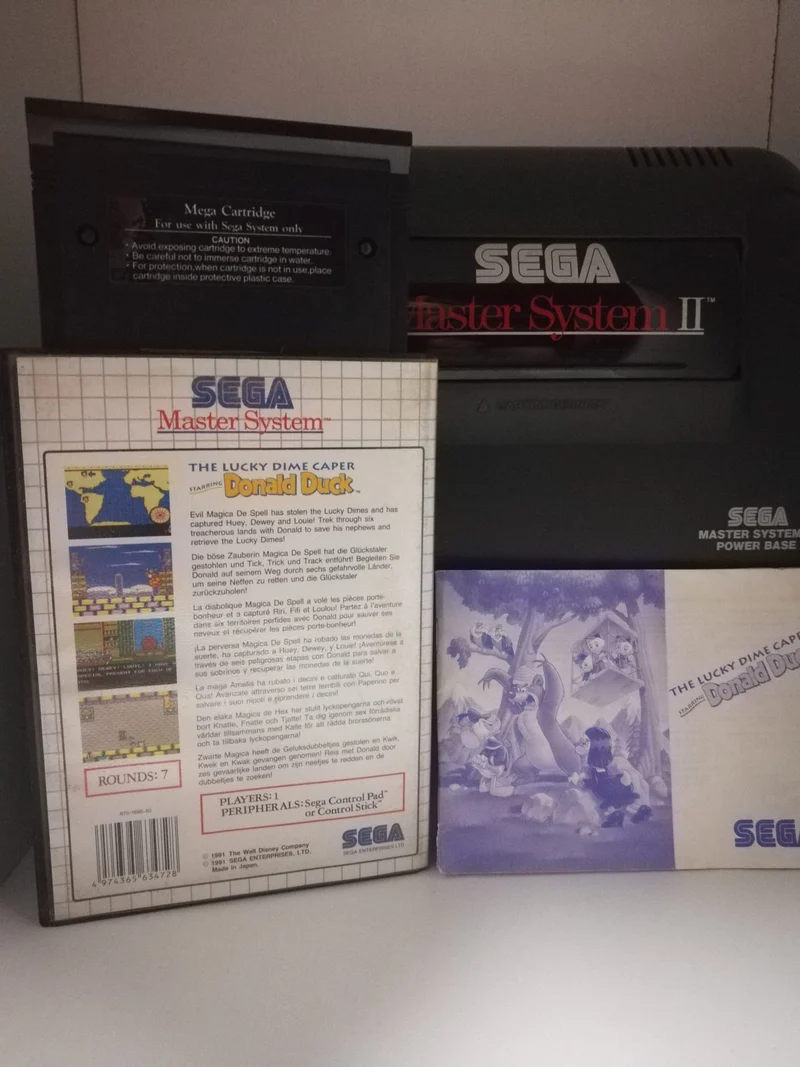 THE LUCKY DIME CAPER starring DONALD DUCK SAGA MASTER SYSTEM (usato garantito)
