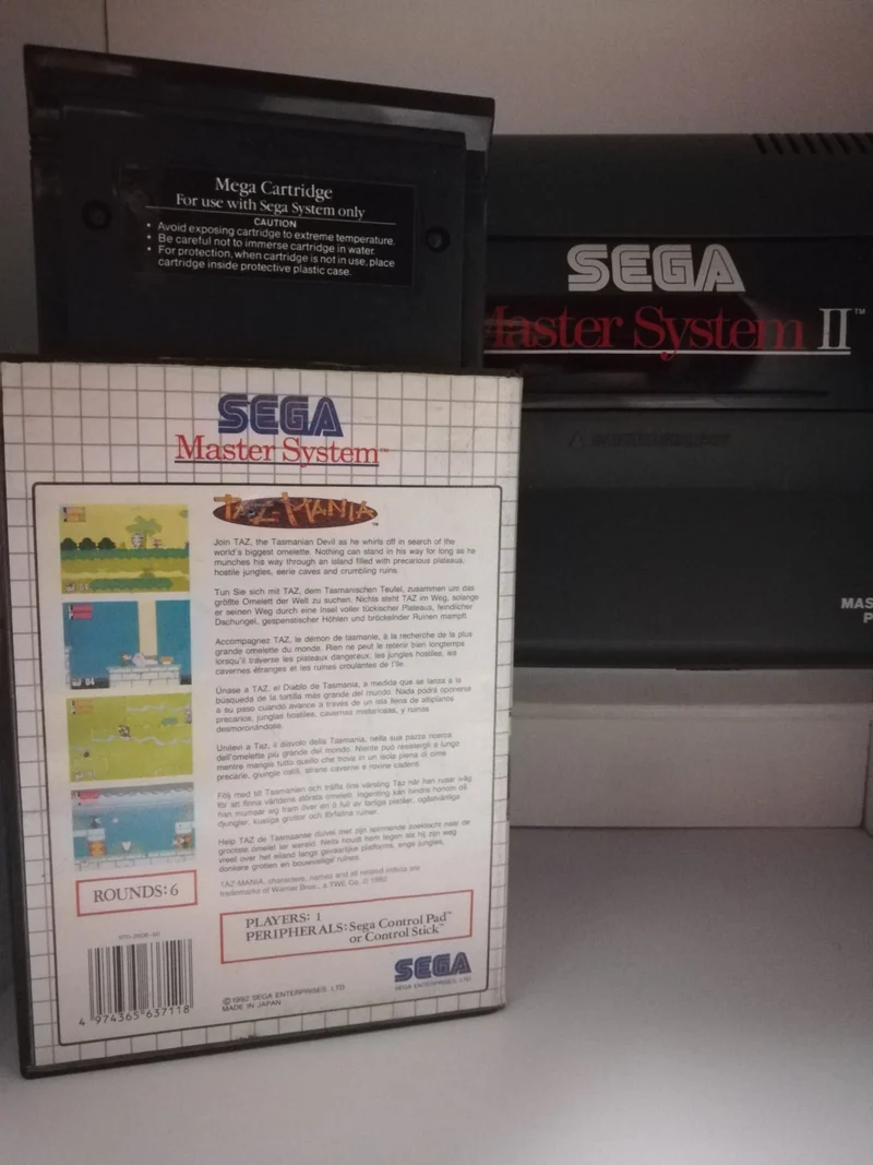 TAZ MANIA SEGA MASTER SYSTEM (usato garantito)(senza manuale)
