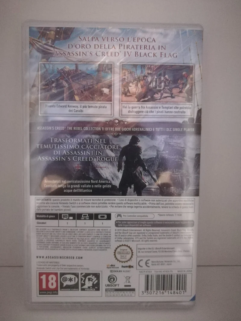 ASSASSIN'S CREED THE REBEL COLLECTION NINTENDO SWITCH (versione italiana)