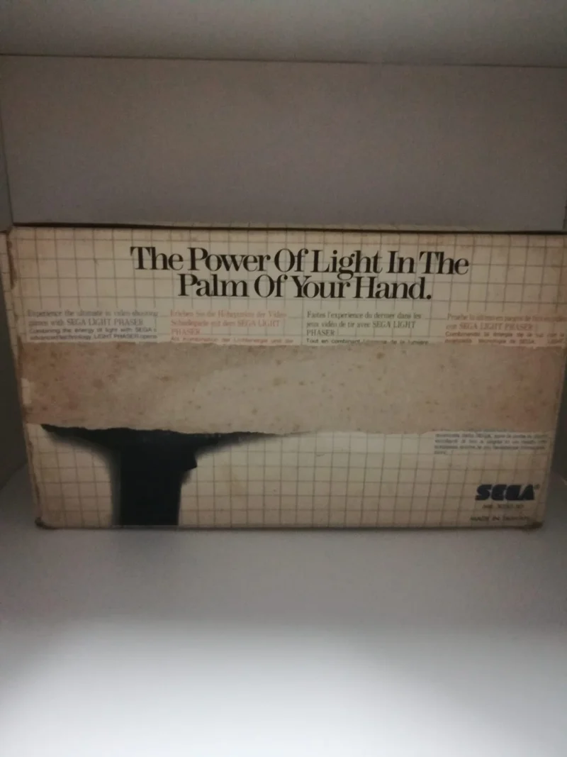 THE SEGA LIGHT PHASER SEGA MASTER SYSTER (usato garantito)