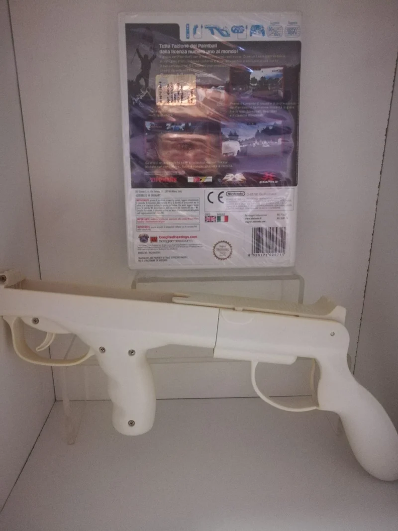 GREG HASTINGS PAINTBALL 2 WII NINTENDO + FUCILE (il fucile e un po rovinato dal sole )