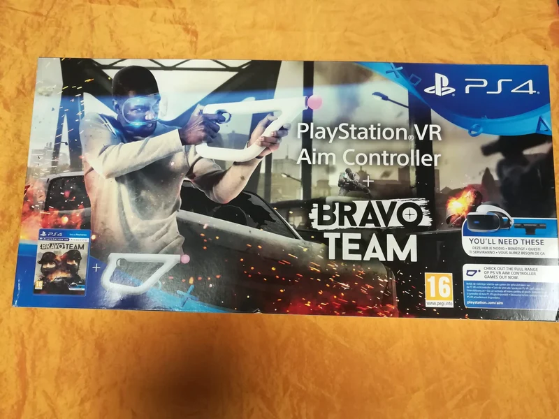 playstation vr aim controller + bravo team ps4 (usato garantito)(versione italiana)