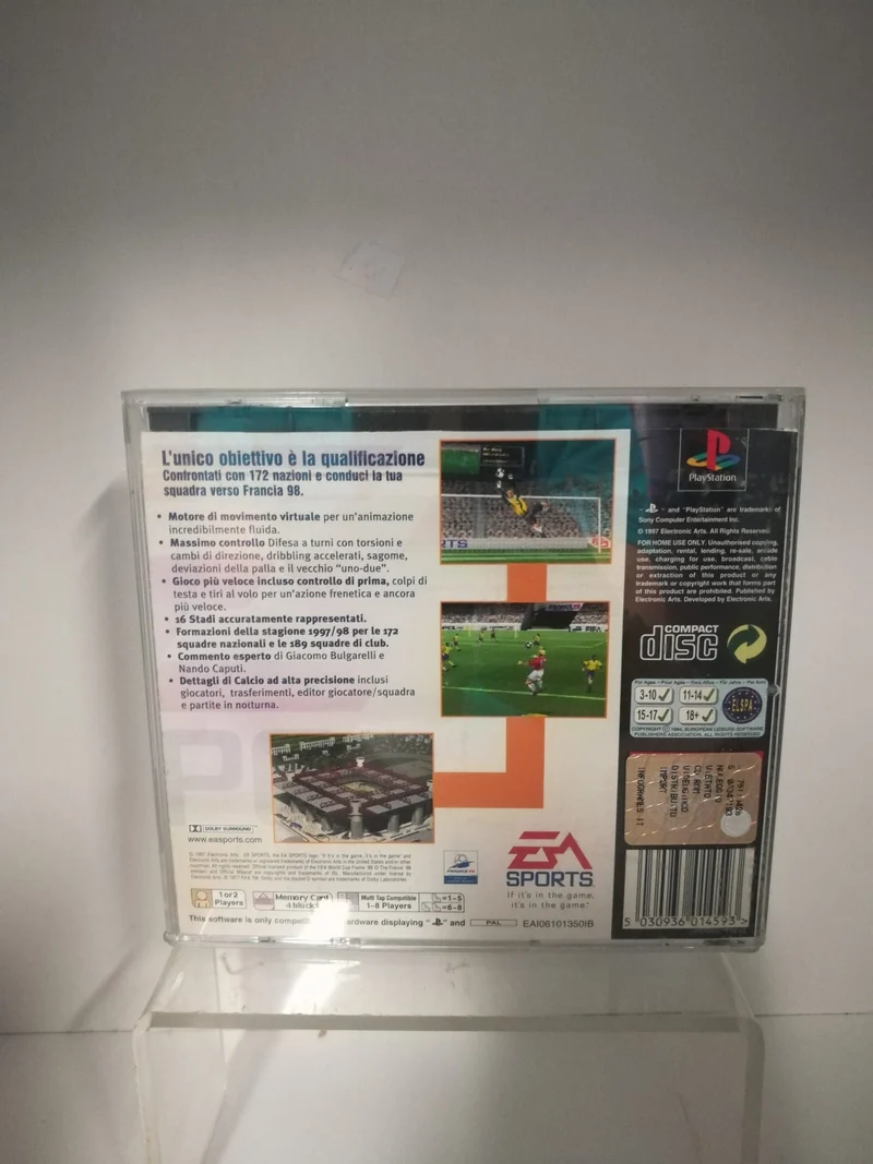 FIFA ROAD TO WORLD CUP 98 PS1 (senza manuale)(usato garantito)