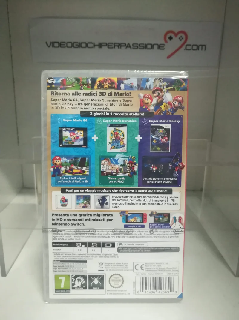 Super Mario 3D All-Stars Edizione Italiana Nintendo Switch Quantità Limitate