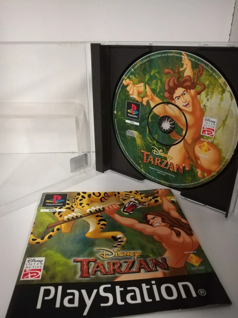 DISNEY TARZAN PS1 (versione italiana)(usato garantito)(manca la copertina d'avanti)