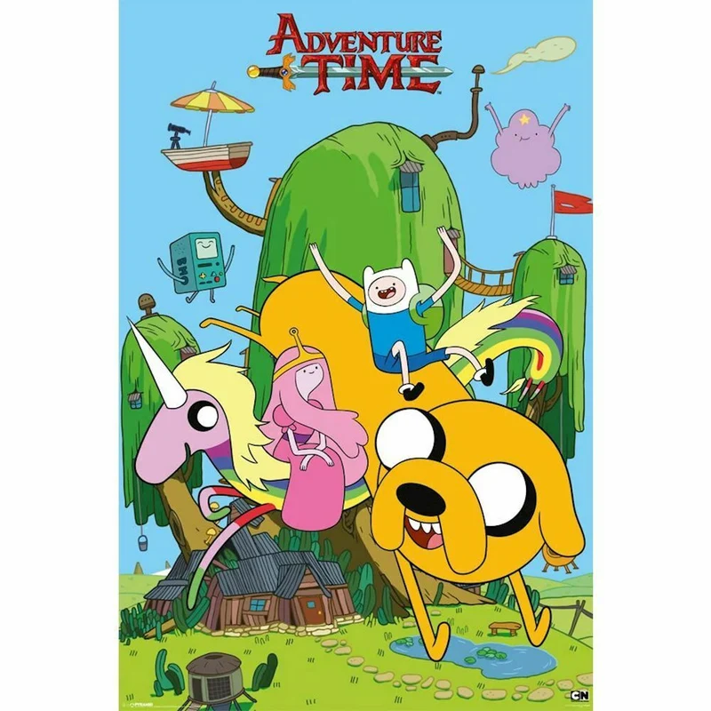 poster ADVENTURE TIME 61 X 91,5 NUOVO