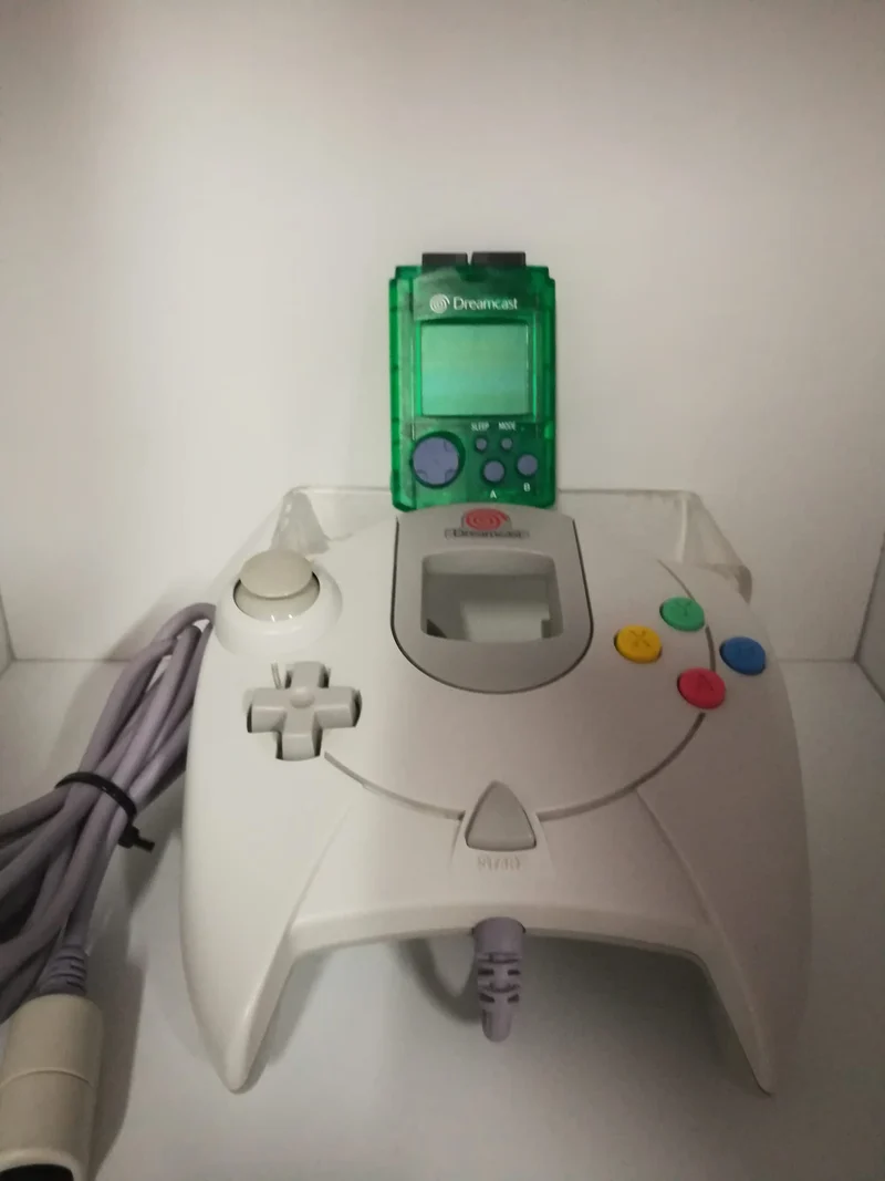 DREAMCAST CONTROLLER + MEMORI CARD (usato garantito)