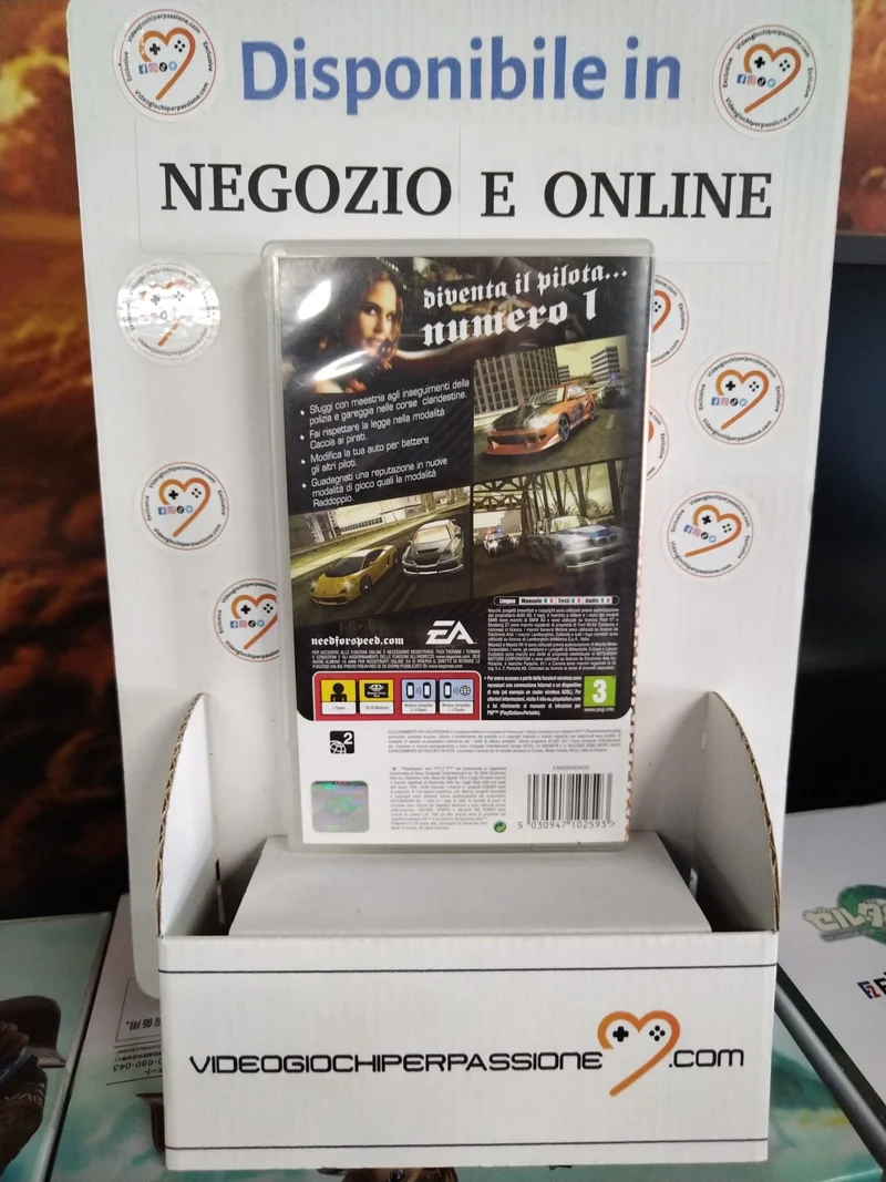 Ned For Speed Most Wanted 5-1-0 PSP Essentials (usato garantito)(versione italiano)