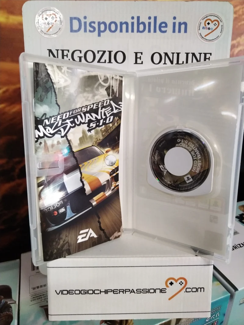 Ned For Speed Most Wanted 5-1-0 PSP Essentials (usato garantito)(versione italiano)