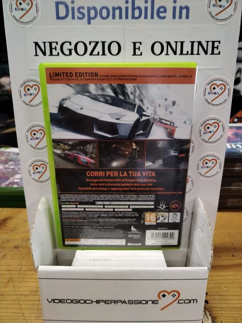 NEED FOR SPEED THE RUN LIMITED EDITION xbox360(usato garantito)(ver. italiana)