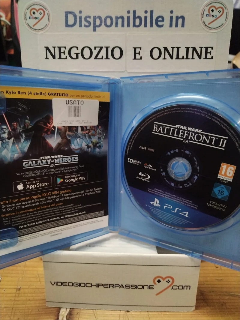 Star Wars BattleFront 2 PS4 (usato garantito)(ver. italiana)