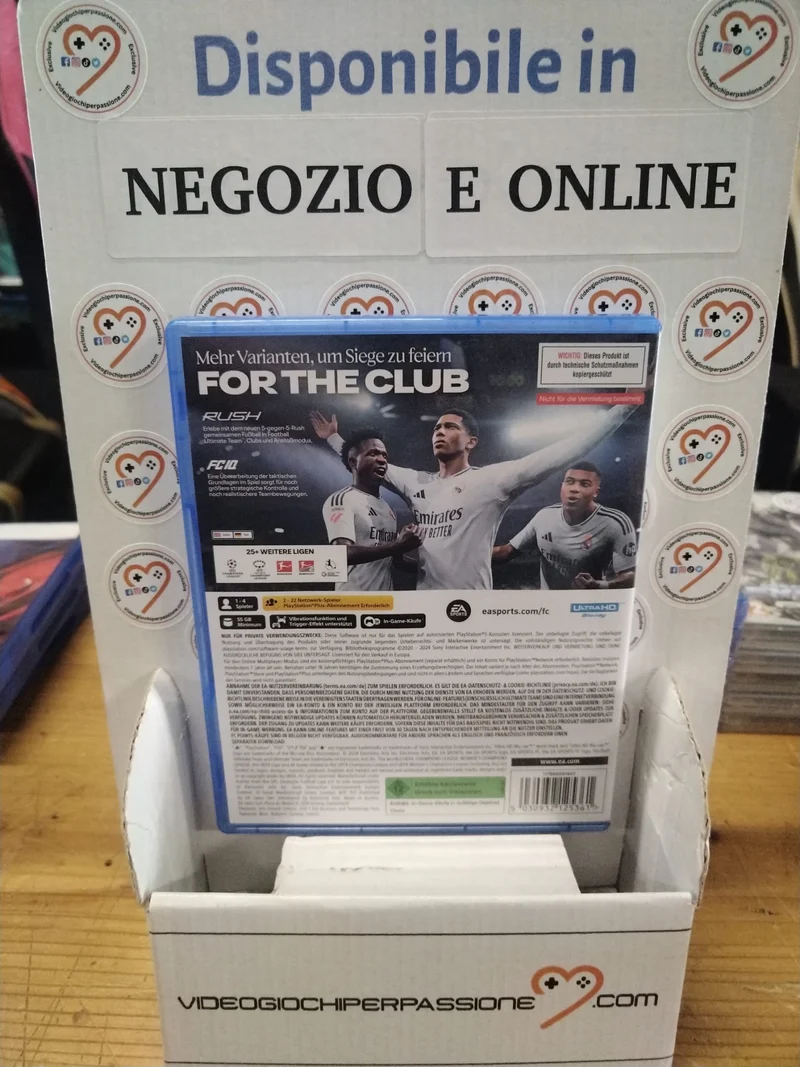 EA Sports FC 25 PS5+Steelbook (usato garantito)(custodia tedesca)(gioco in italiano)