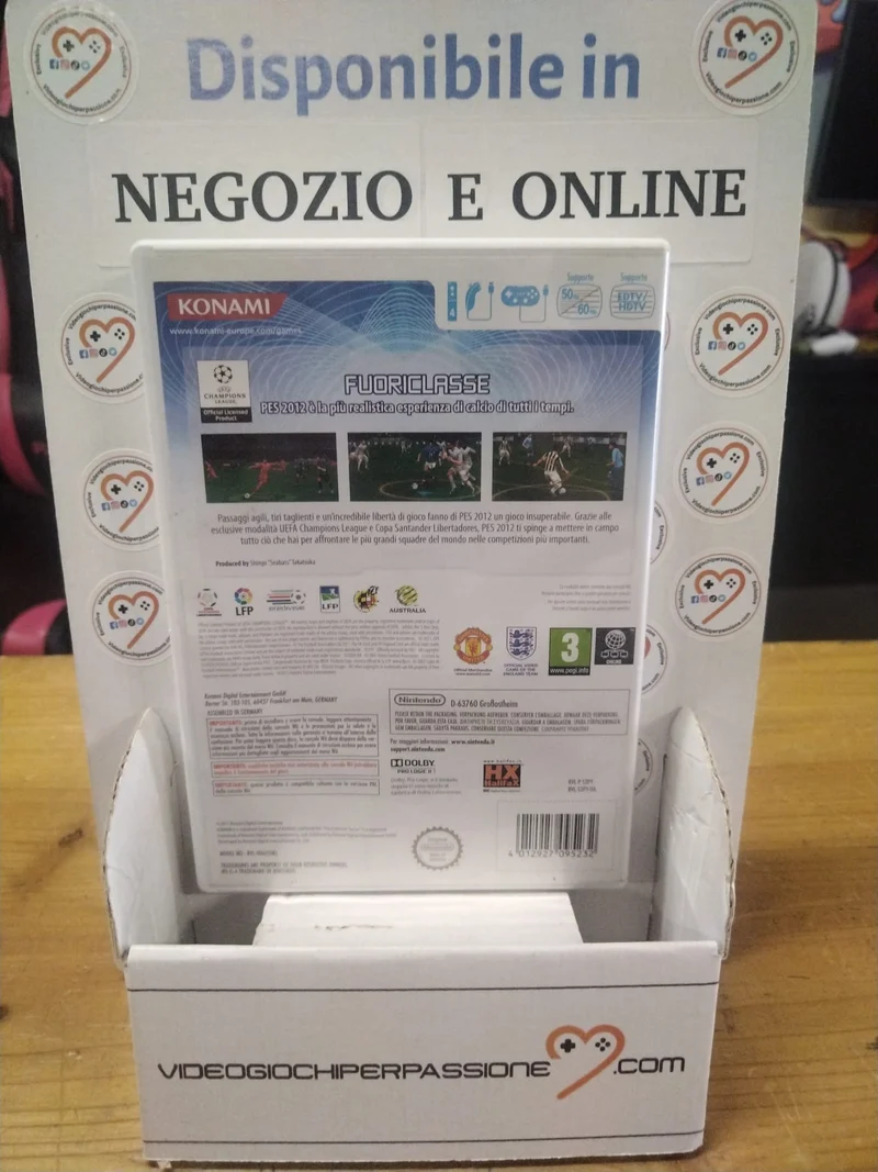 PES 2012 NINTENDO WII (usato garantito)(versione italiana)