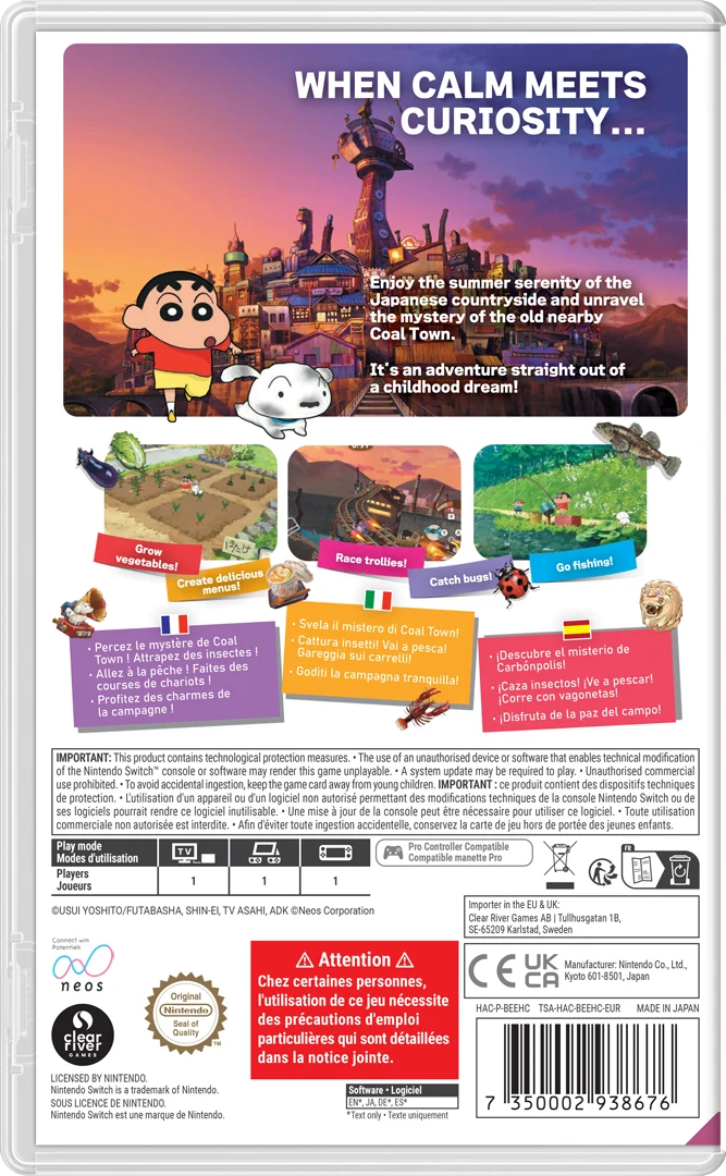 Shin chan: Shiro and the Coal Town Nintendo Switch Edizione Europea