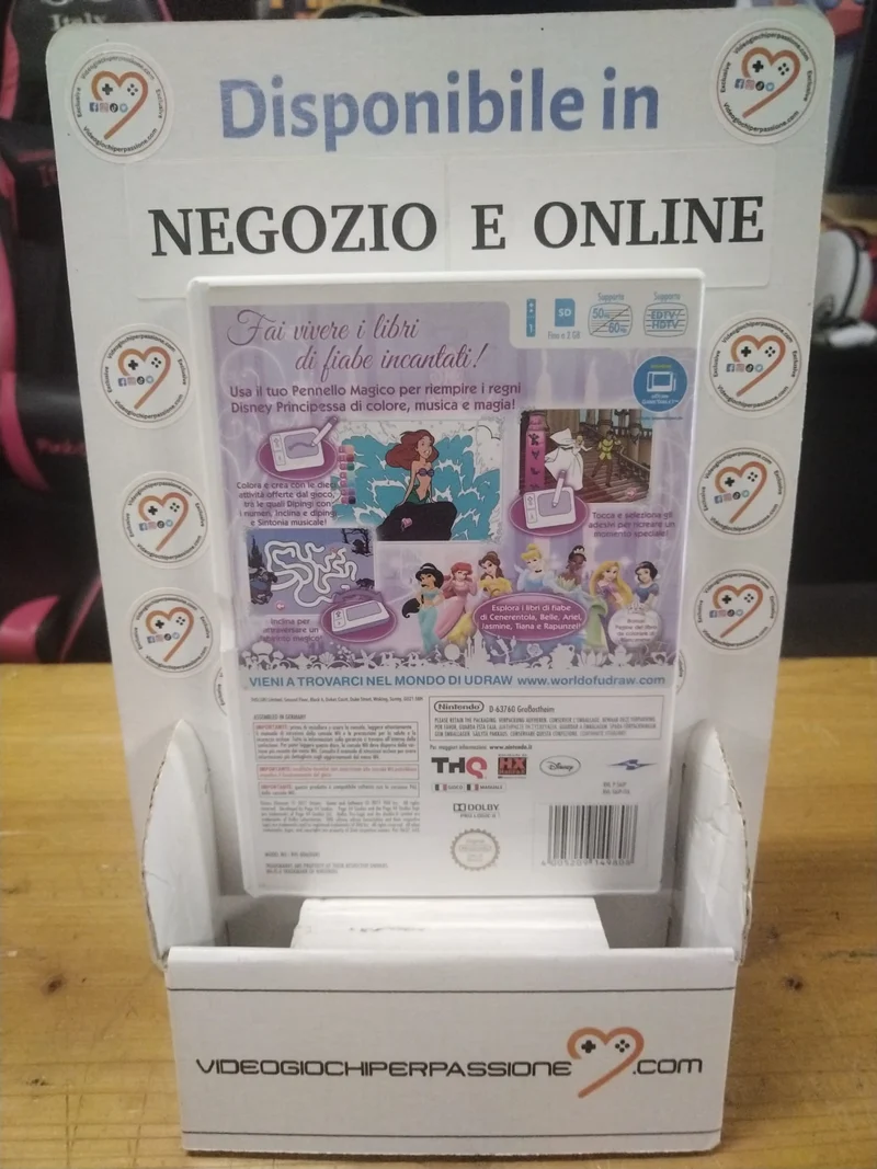 Disney Principessa - Libri Incantati - uDraw - Nintendo WII (usato garantito)(versione ita.)