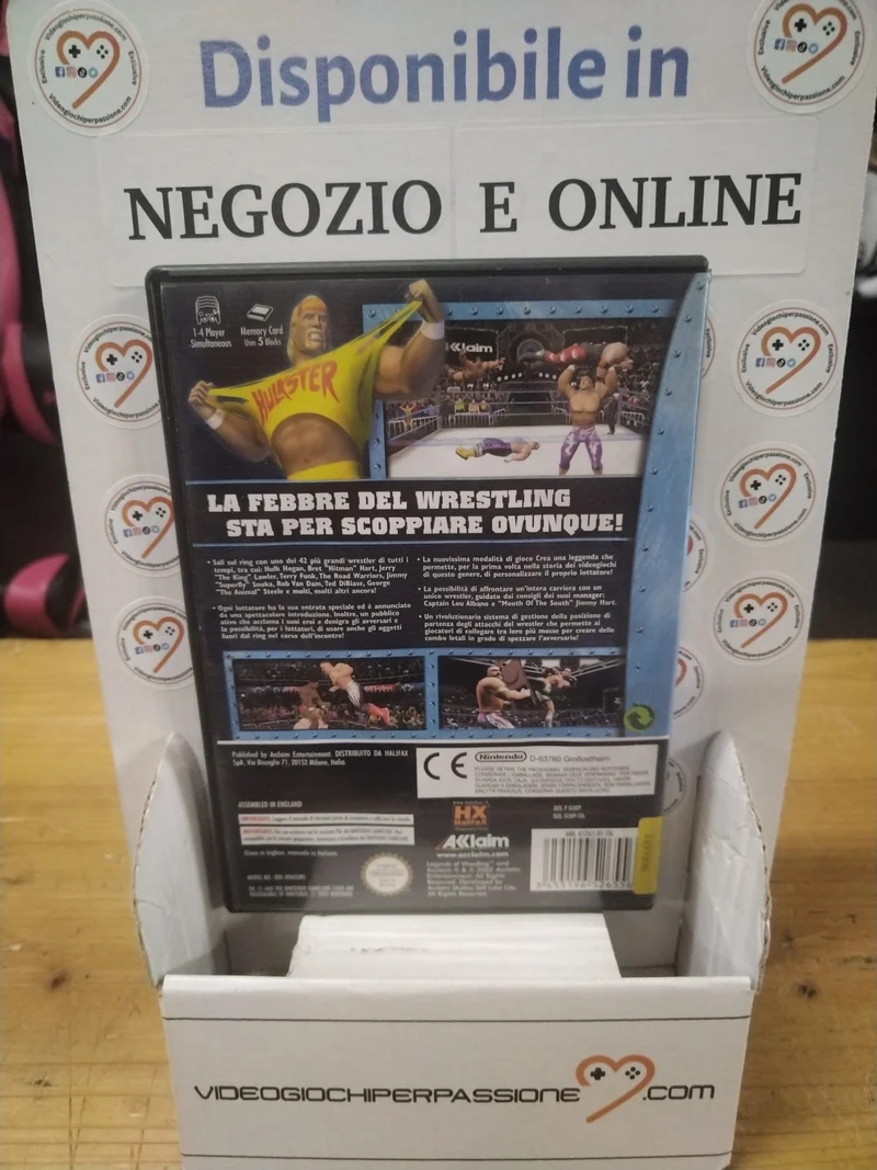 legends of wrestling nintendo game cube (usato garantito)(versione italiana)