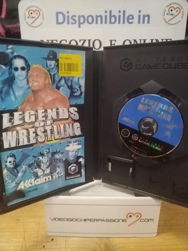 legends of wrestling nintendo game cube (usato garantito)(versione italiana)