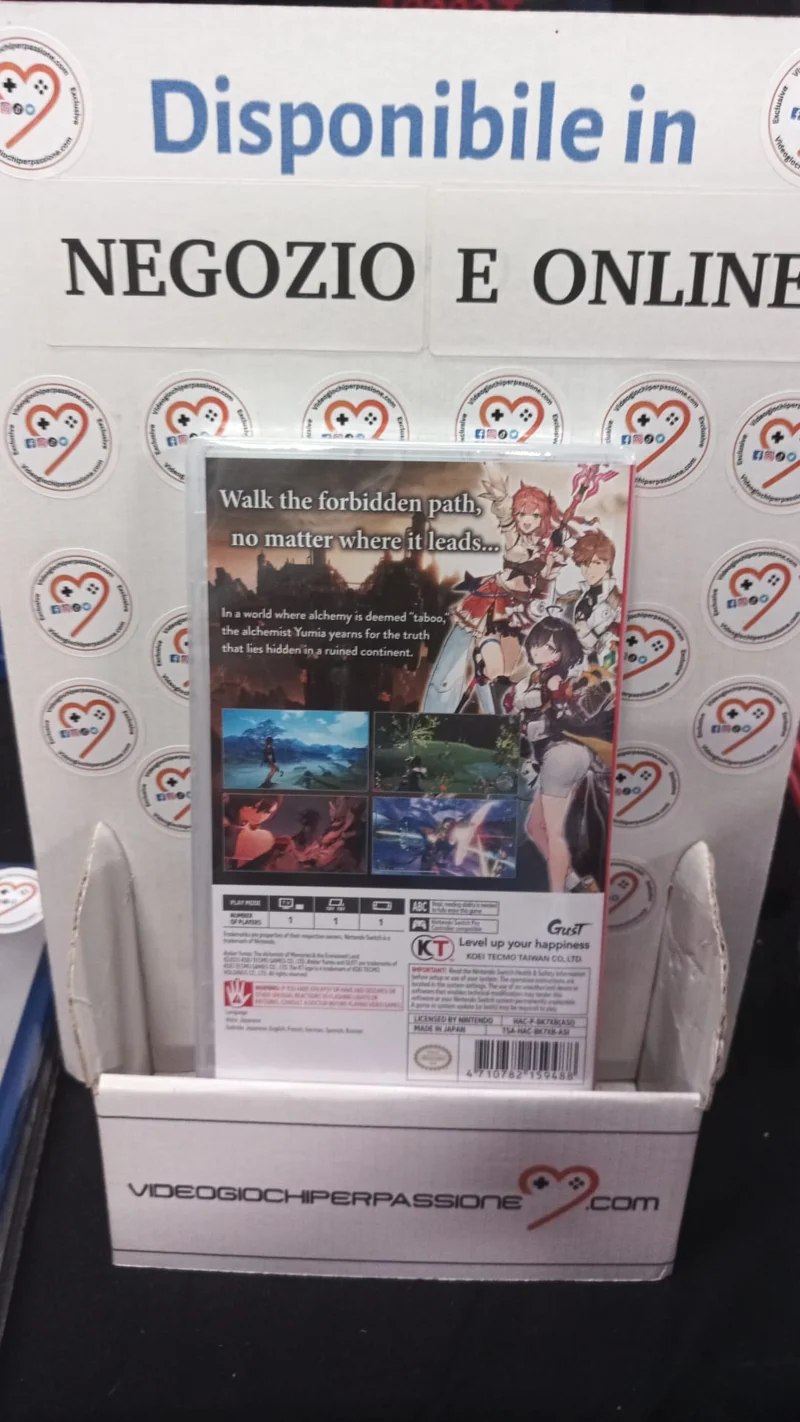 Atelier Yumia The Alchemist of Memories & The Envisioend Land Nintendo Switch Edizione Asiatica