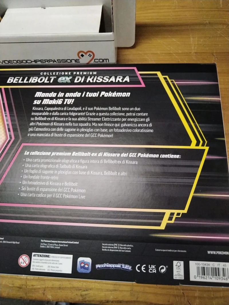 Pokemon Bellibolt-Ex di Kissara - Collezione Premium - Italiano-