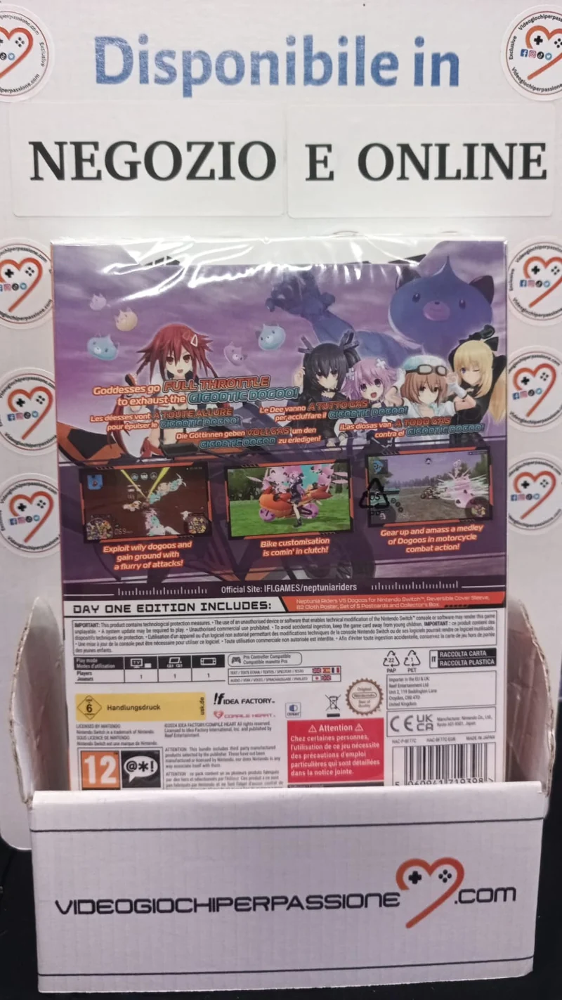 Neptunia Riders Vs Dogoos Day One Edition Nintendo Switch Edizione Europea