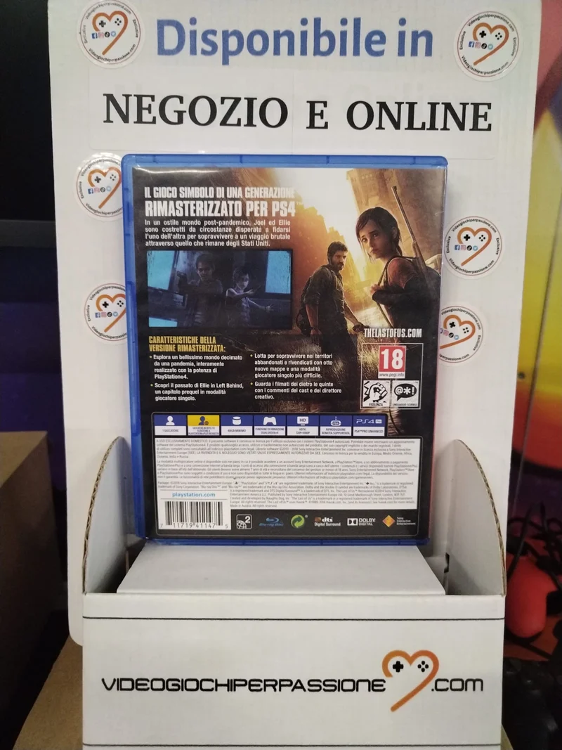 THE LAST OF US REMASTERED PLAYSTATION 4 EDIZIONE ITALIANA (usato garantito)