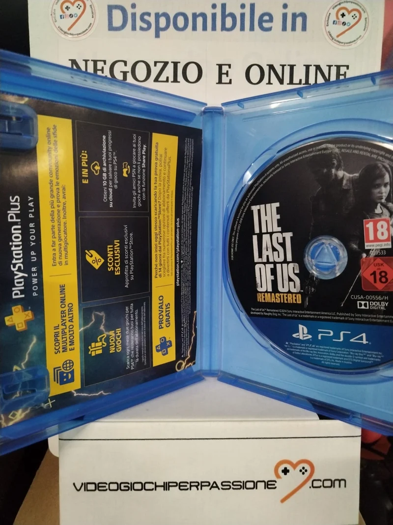 THE LAST OF US REMASTERED PLAYSTATION 4 EDIZIONE ITALIANA (usato garantito)