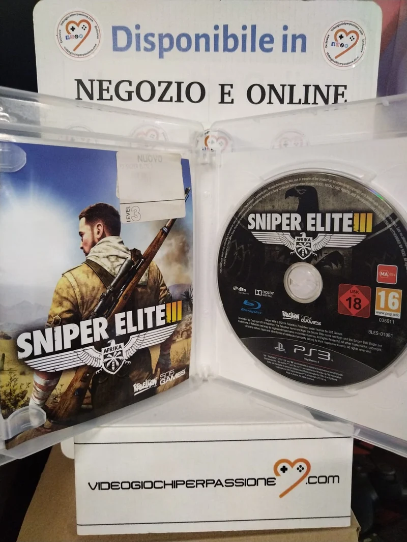 Sniper Elite III: Ps3 (usato garantito)(versione italiana)