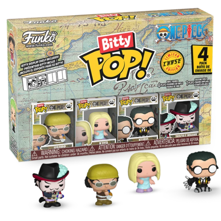 Funko Bitty Pop One Piece Usopp Kaya Kuro Jango