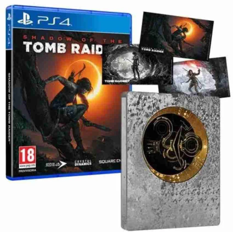 Shadow of the Tomb Raider Steelbook Box PS4 - Usato