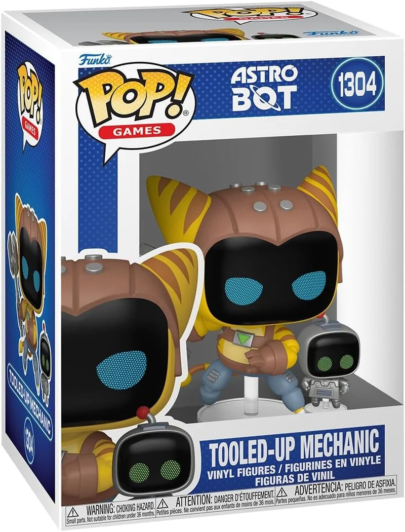 Funko POP! & Buddy: Astro Bot - TOOLED-UP Mechanic 1304