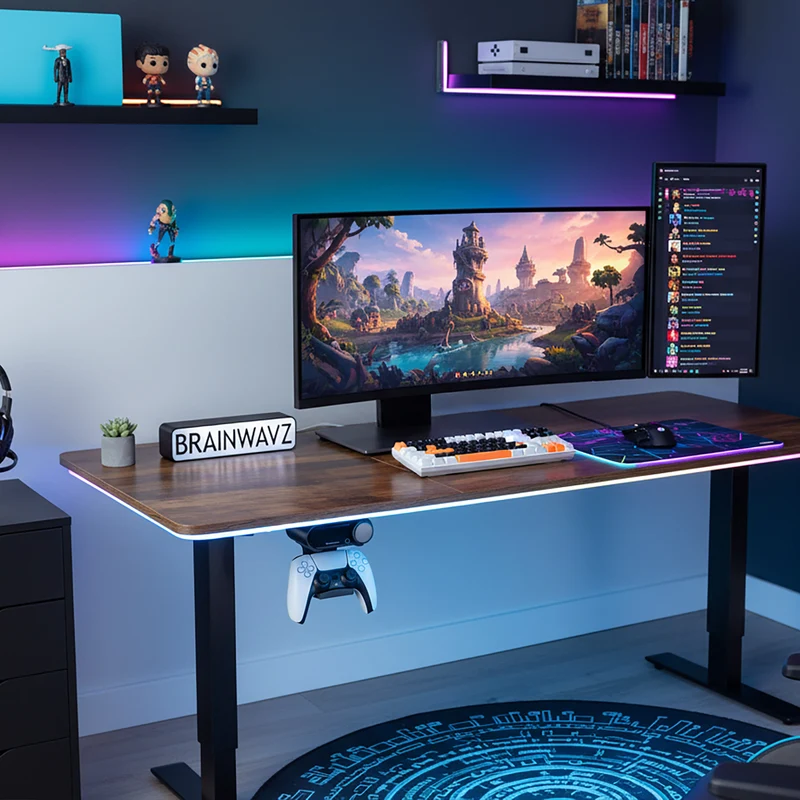 Supporto da scrivania e gancio per controller di gioco per SteelSeries Arctis Nova Pro Wireless, Nova Pro Omni e Nova Elite Base Station.