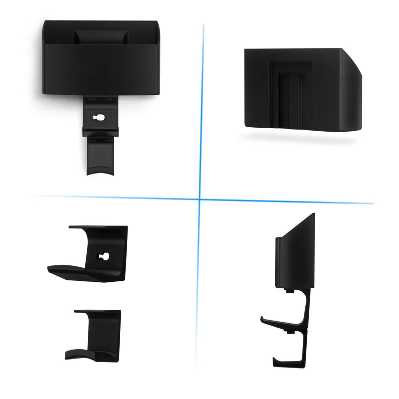 Supporto per telecomando TV e organizer per giochi a parete – Supporto per telecomando con ganci per cuffie e controller rimovibili