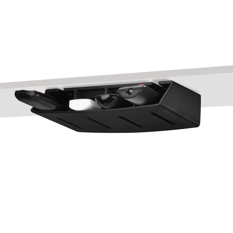 Supporto universale per telecomando – Supporto rimovibile da parete e sotto la scrivania per telecomandi TV, DVD, streaming, AC e altro – Organizer salvaspazio