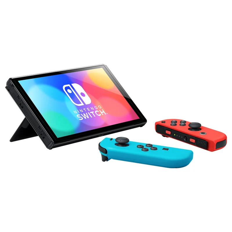 Nintendo Switch OLED Model | Color Rojo Neón / Azul Neón