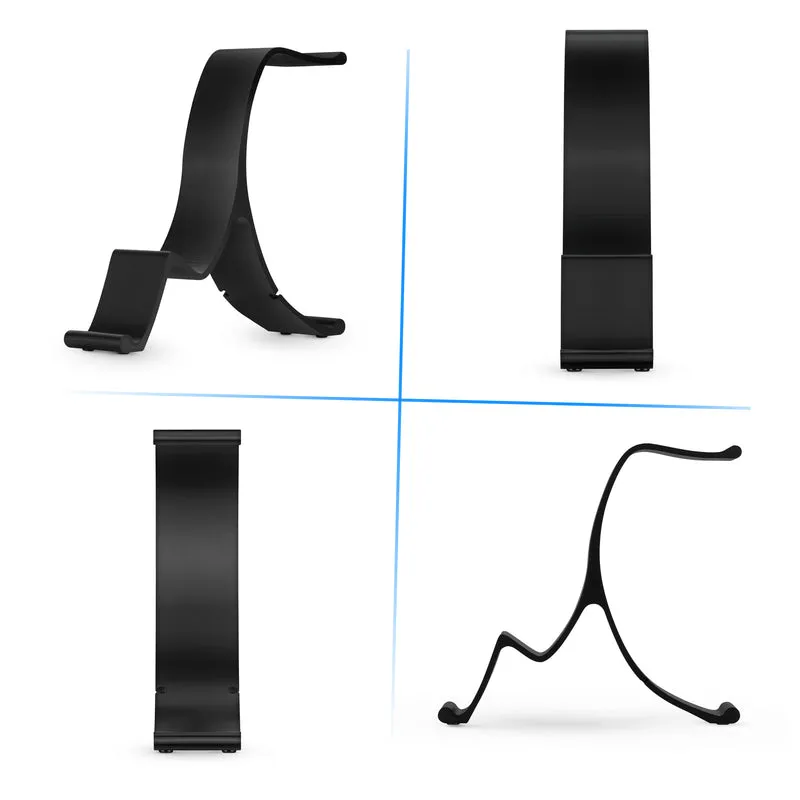 Supporto per controller da tavolo e cuffie - Design elegante e minimalista a onda per PS5, Xbox, Switch, PC e gamepad retrò