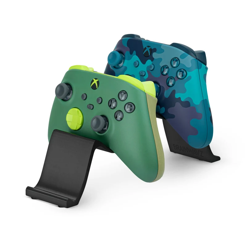 Supporto per doppio controller di gioco da tavolo - Design elegante e minimalista, adatto per PS5, Xbox, Switch, PC e gamepad retrò