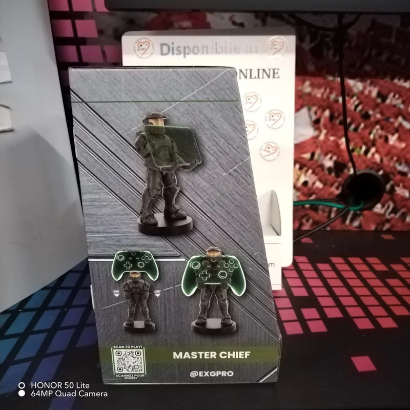 Master Chief Campaign Evolved Controller Holder & Supporto Telefono – Halo, Cable Guys