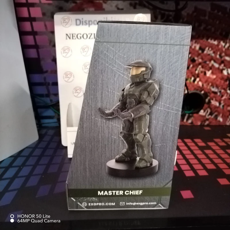 Master Chief Campaign Evolved Controller Holder & Supporto Telefono – Halo, Cable Guys