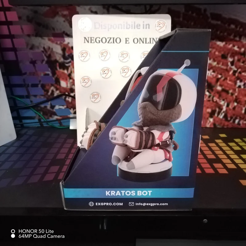 Astro Bot-KRATOS BOT- Telefono e Supporto Tecnologico – PlayStation, Cable Guys