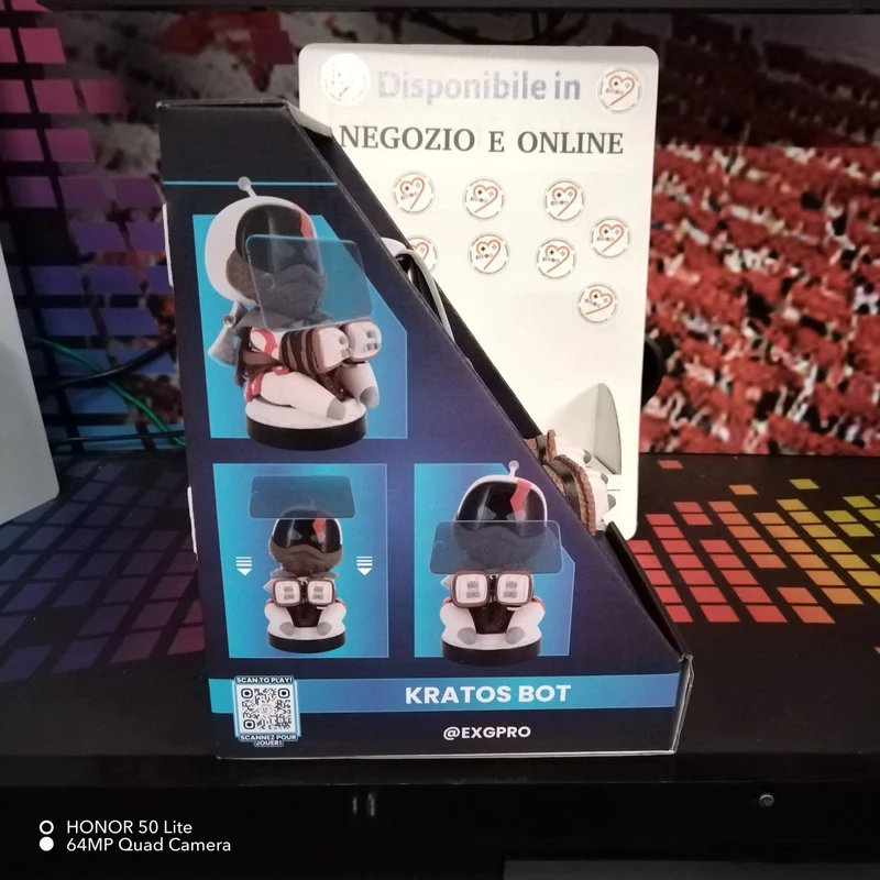Astro Bot-KRATOS BOT- Telefono e Supporto Tecnologico – PlayStation, Cable Guys