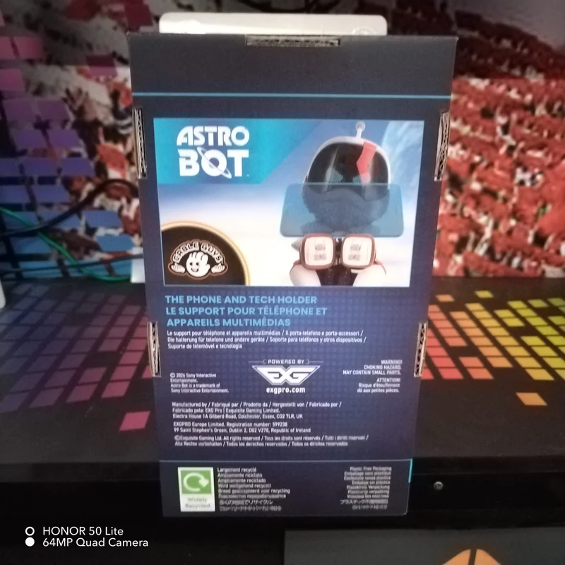 Astro Bot-KRATOS BOT- Telefono e Supporto Tecnologico – PlayStation, Cable Guys