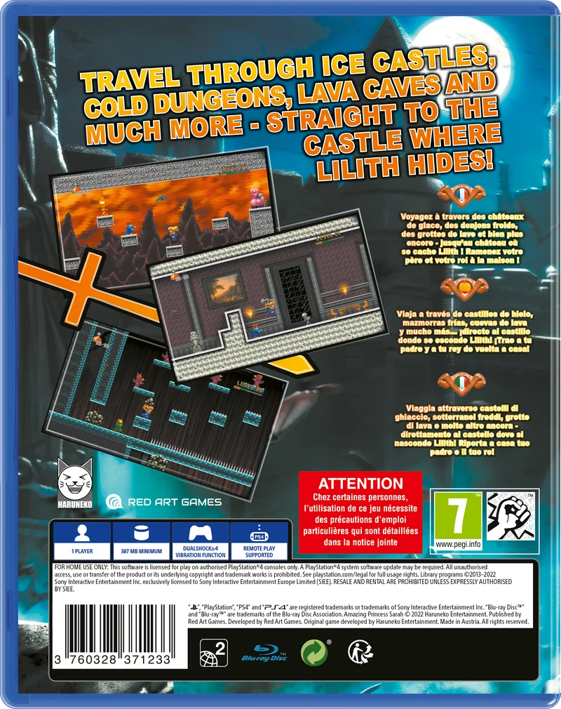 Amazing Princess Sarah Playstation 4 Edizione Europea