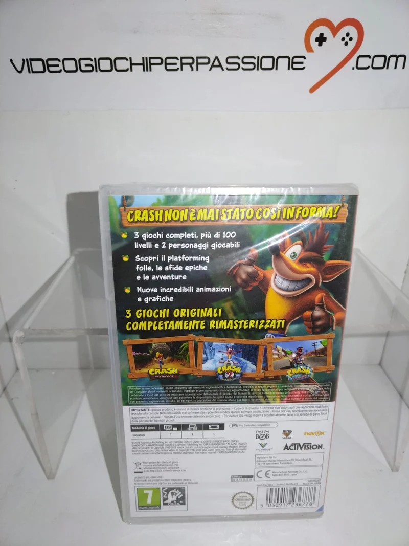 CRASH BANDICOOT N.SANE TRILOGY NINTENDO SWITCH (ver. italiana)